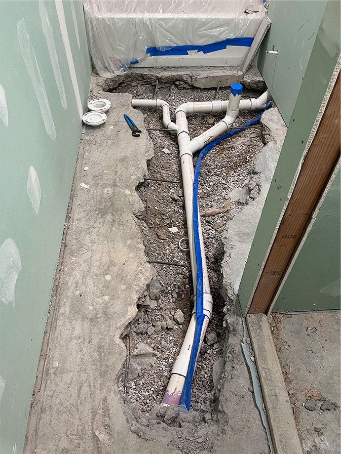 drain line